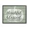 Stupell Industries Thankful Blessed Pumpkin Obsessed in Black Frame Wall Art